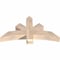 Ekena Millwork Alberta Smooth Timber Gable Bracket, Douglas Fir, 48"W x 26"H x 5 1/2"D x 5 1/2"F, 13/12 Pitch GBW048X26X0606ALB00SDF - alternate 3